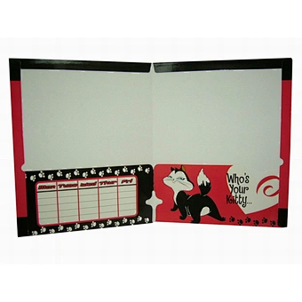 Customized a4 file folder 4 d ring binders printed logo paper cardboard hardcover file stationery file folder for office